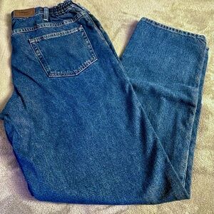 New L.L. Bean Mens Double L Flannel Lined  Jeans 34/32